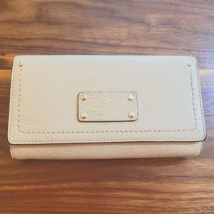 kate spade large leather wallet